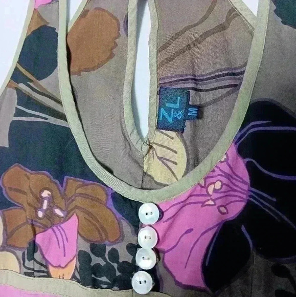 Anthropologie Z&L V neck , halter midi dress. Ladies size M - Picture 7 of 9